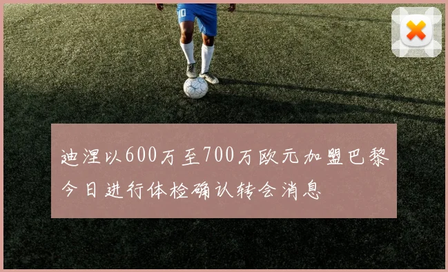 迪涅以600万至700万欧元加盟巴黎今日进行体检确认转会消息